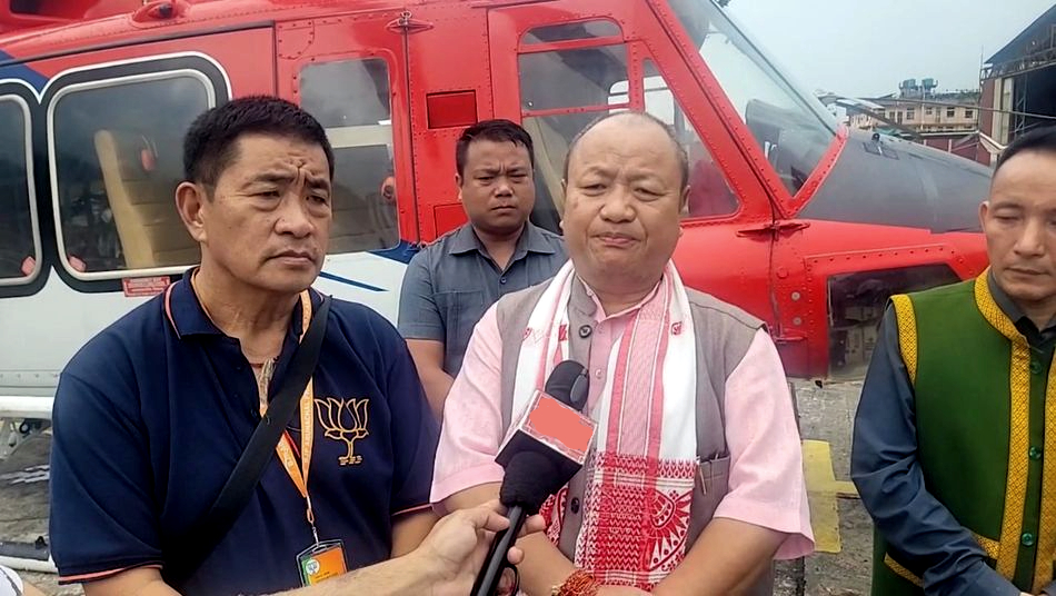 Skies Shut Down, But He Showed Up: MP Tai Tagak Grounded at Helipad as Floods Ravage Arunachal
