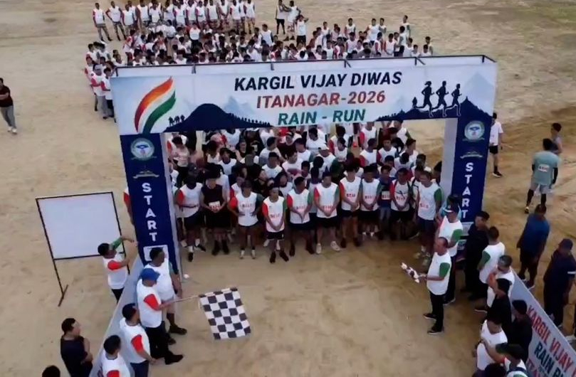 Rain Couldn't Stop Them: Itanagar Runs for Kargil's Heroes on Vijay Diwas