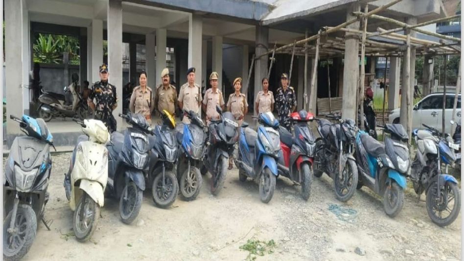 11 Bikes, 6 Arrests — Itanagar's Two-Wheeler Theft Gang Gets Busted
