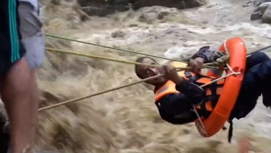 Trapped in a River With No Warning: J&K Worker Rescued After Cloudburst Sends Arunachal's Kush River Into a Sudden Rage