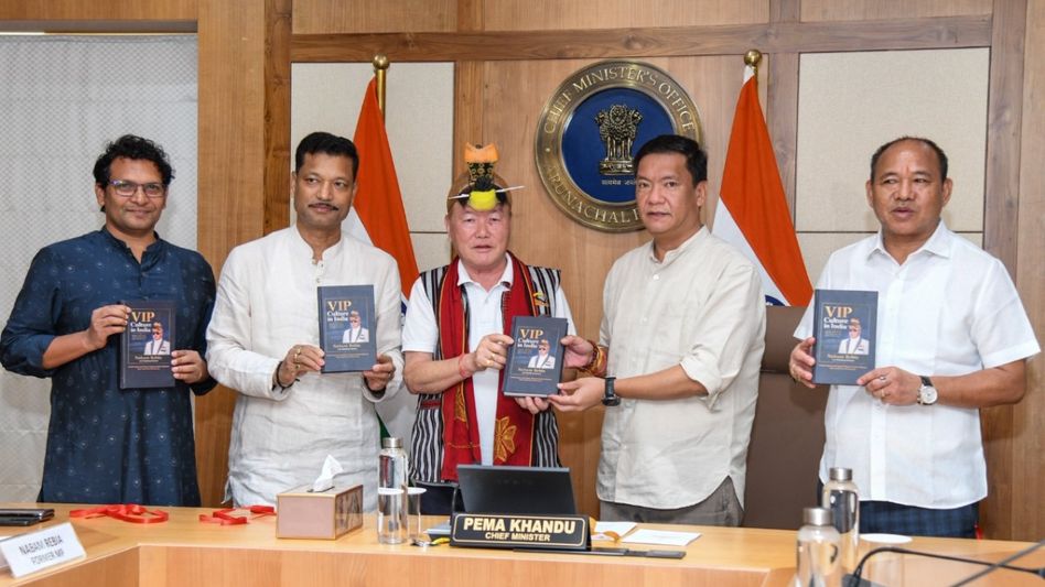 "We Are Sevaks, Not Shashaks" — Arunachal CM Pema Khandu's Powerful Message at Book Launch