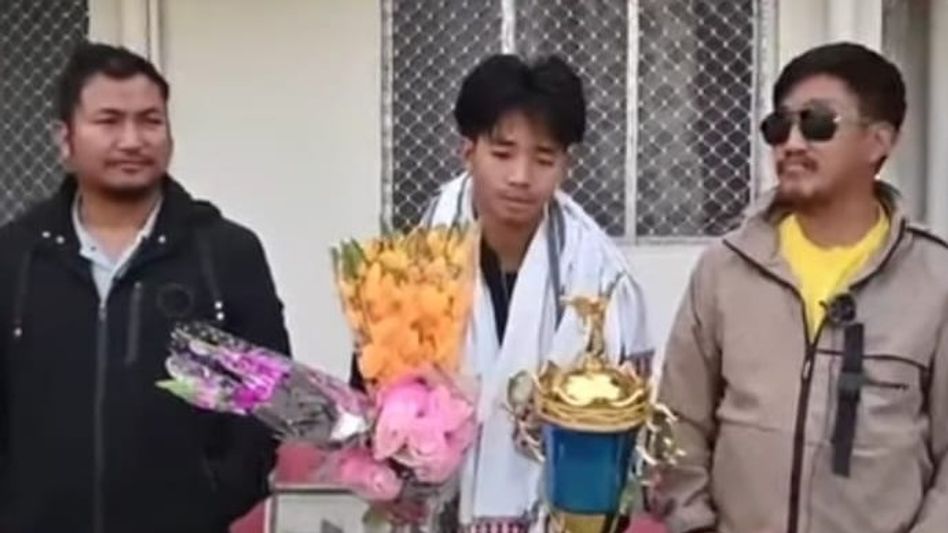 From Arunachal to Dhaka — Khya Tai Bengde Strikes Gold at South Asian Karate Championship