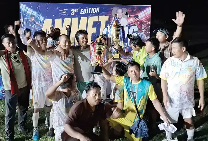 --- ## Anju Dominates the Final — Ngorlung's Team Lifts the 3rd Ali Mongku Memorial Football Trophy **A 5-2 scoreline. A packed playground. And a village celebrating into the night.** The Ngorlung-Ralung playground in East Siang district turned electric on Sunday as the Anju segment team from Ngorlung powered their way to the title of the third edition of the Ali Mongku Memorial Inter-Village Football Tournament, routing the Mibo Yameng (Makbo) side with a commanding 5-2 win in the final. --- **A Final That Turned on Its Head** If the first half gave neutral fans something to cheer about, the second half was all Anju. The match started cautiously, with both sides finding the net once before the break — a 1-1 draw that kept things perfectly balanced and the tension thick in the air. But the second half told a completely different story. Anju came out with a different kind of hunger, slotting in four more goals to run away with the contest. Mibo Yameng — a combined side drawing players from different corners of East Siang — pulled one back late, but it was never going to be enough. Final score: 5-2, and the trophy belonged to Ngorlung. --- **More Than Just a Trophy** This tournament carries weight beyond the scoreboard. Named in memory of late Ali Mongku, the event was funded entirely by his son Thomas Mongku and family as a tribute to the man they lost. Organised by Siisang Angong Sirum of Ngorlung and inaugurated by Ruksin-I ZPM Miti Dai Paron on 8 August, the tournament brought villages together for nearly two weeks of competitive football. The champion team walked away with Rs 40,000 cash and the coveted trophy, while Mibo Yameng received Rs 20,000 as runners-up — decent prizes that signal just how seriously this community takes its football. --- **Honoring Those Who Came Before** One of the more touching moments of the closing ceremony was the special recognition given to veteran footballer and Ruksin Forest Range Officer Opnag Jamoh, along with other senior sportsmen of the region. It's the kind of gesture that reminds you sport is never just about who wins. Former Ruksin block ZPM Tonggeng Panyang struck a thoughtful note, urging players to weave sports into their everyday lives for both mental and physical well-being. Former Ruksin-I ZPM Aruni Jamoh went a step further, calling on PRI leaders to step up — develop the playgrounds, get proper equipment in young hands, and stop letting potential go to waste. --- **A Legacy Being Built, One Edition at a Time** Organising committee adviser Devish Panyang and youth leader Anand Mongku both took a moment to remember Ali Mongku's contributions to the community — the man behind the name on the trophy. Three editions in, this tournament has clearly grown into something the people of Ngorlung take serious pride in. If anything, Sunday's electric final proved it: community football in East Siang is very much alive, and getting better every year. --- --- **② ARTICLE TAGS** Ali Mongku Trophy, Ngorlung football, East Siang football, Anju team, Mibo Yameng, inter-village football, Arunachal football, Ruksin sports, Thomas Mongku, football final, East Siang district, Ngorlung-Ralung, community football, Arunachal sports news, Siisang Angong Sirum, Opnag Jamoh, Tonggeng Panyang, Aruni Jamoh, football tournament, village football, Northeast football, Ali Mongku Memorial, Ruksin news, local football, Arunachal Pradesh --- **④ SOCIAL MEDIA HASHTAGS** #AliMongkuTrophy #NgorlungFootball #EastSiang #ArunachalFootball #AnjuTeam #InterVillageFootball #RuksinSports #ArunachalSports #NortheastFootball #CommunityFootball #ArunachalPradesh #LocalFootball #EastSiangDistrict #AbotaniTV #ArunachalNews #FootballFinal #VillageFootball #NgorlungRalung #SportsCommunity #ArunachalCulture