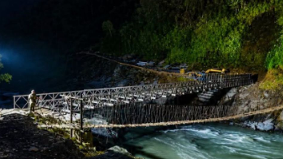 Steel Lifeline Returns: BRTF Launches New Bridge Over Kumey River, Huri Village to Be Connected Again