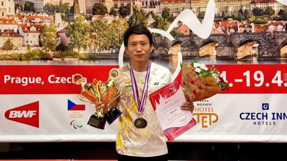 Biri Takar, Arunachal Pradesh, para badminton, Brazil 2026, para sports, CM ACES, men's doubles gold, men's singles bronze, India para sports, Arunachal sports, Northeast India sports, international badminton, para badminton 2026, Arunachal athlete, Chief Minister ACES, India badminton, para shuttler, sports award, Northeast athlete, Abotani TV, sports news, para sports India, badminton gold, Arunachal medals, India international sports, sports achievement, para championship, badminton international, Arunachal pride, sports development Northeast