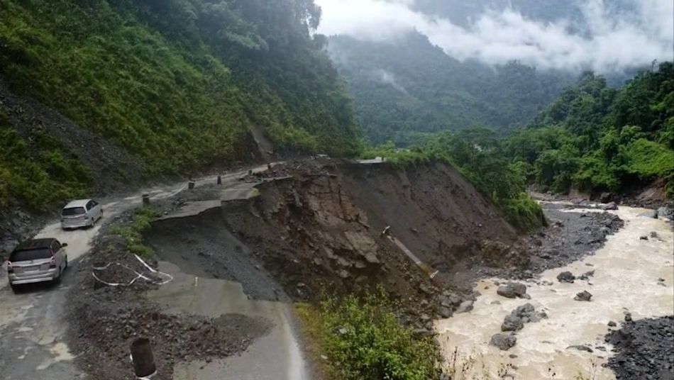 Mud, Fear and No Warning Signs: NH-13 to Indo-China Border Is Falling Apart This Monsoon