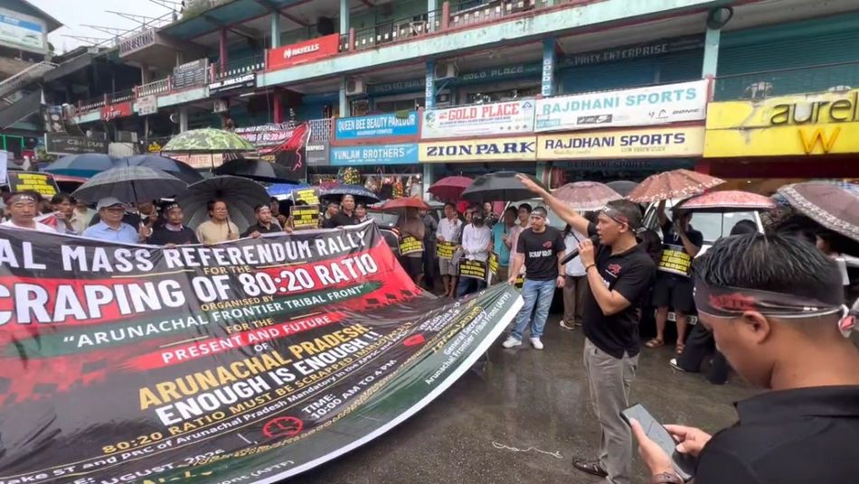 Arunachal's Youth Draw a Line: Thousands Hit the Streets Demanding 80:20 Job Quota Be Scrapped for Good