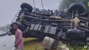 Army truck accident, Arunachal Pradesh, Doke Bam road, Indian Army, road accident, West Siang, Leparada district, Army convoy, mountain road, Northeast India, road safety, Arunachal news, Army vehicle crash, highway accident, border road, monsoon road, military truck, road mishap, Arunachal Pradesh news, Army news, road infrastructure, Northeast news, India Army truck, border highway, road conditions