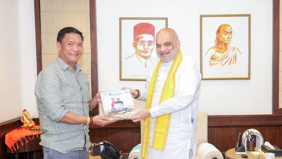 Ten Years, One Report: Pema Khandu Takes Arunachal's Story to Amit Shah
