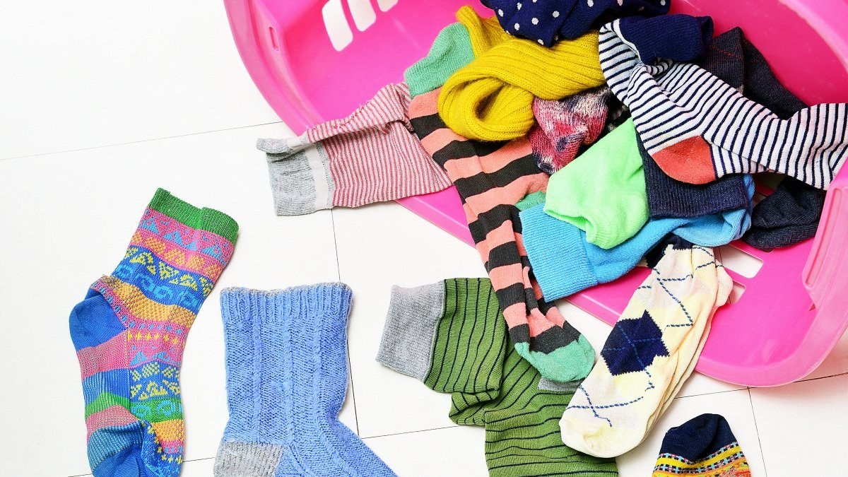 Keep Socks From Disappearing in the Laundry Without a Bag