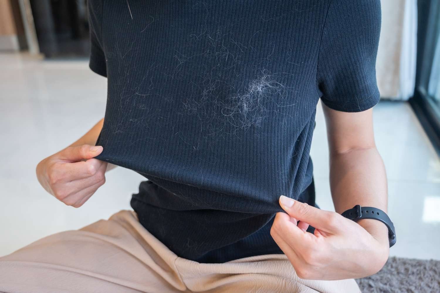 Remove Pet Hair From Clothes Without a Lint Roller