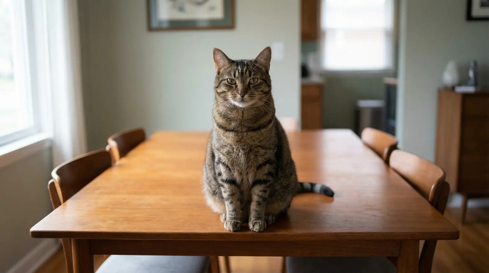Stop a Cat Knocking Things Off Tables Without a Spray