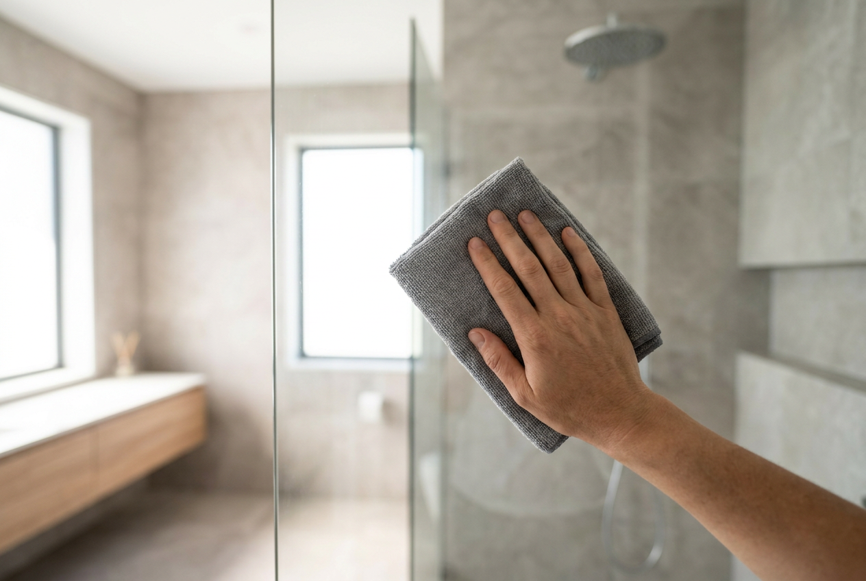 How to Remove Hard Water Stains from Glass Shower Doors