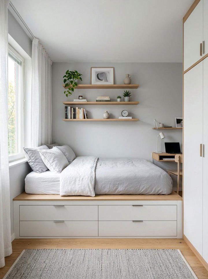 How to Declutter a Small Bedroom Step by Step (Easy Method)
